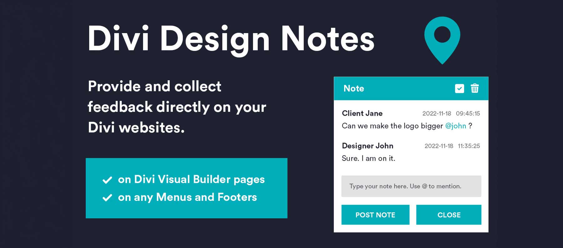 Divi Design Notes