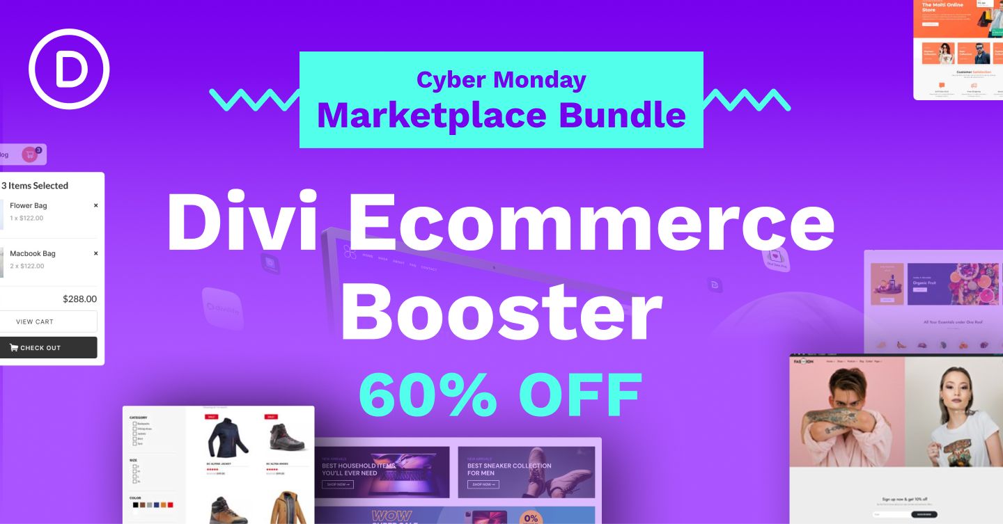 Divi Ecommerce Booster Bundle CM 2023