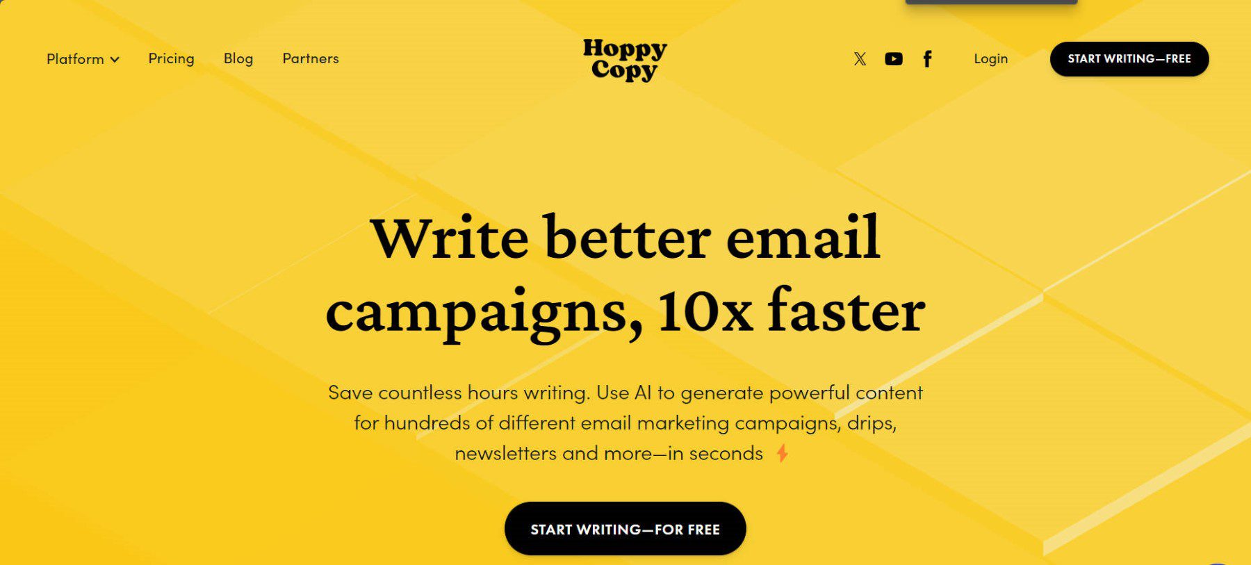 HoppyCopy - Homepage - October 2023