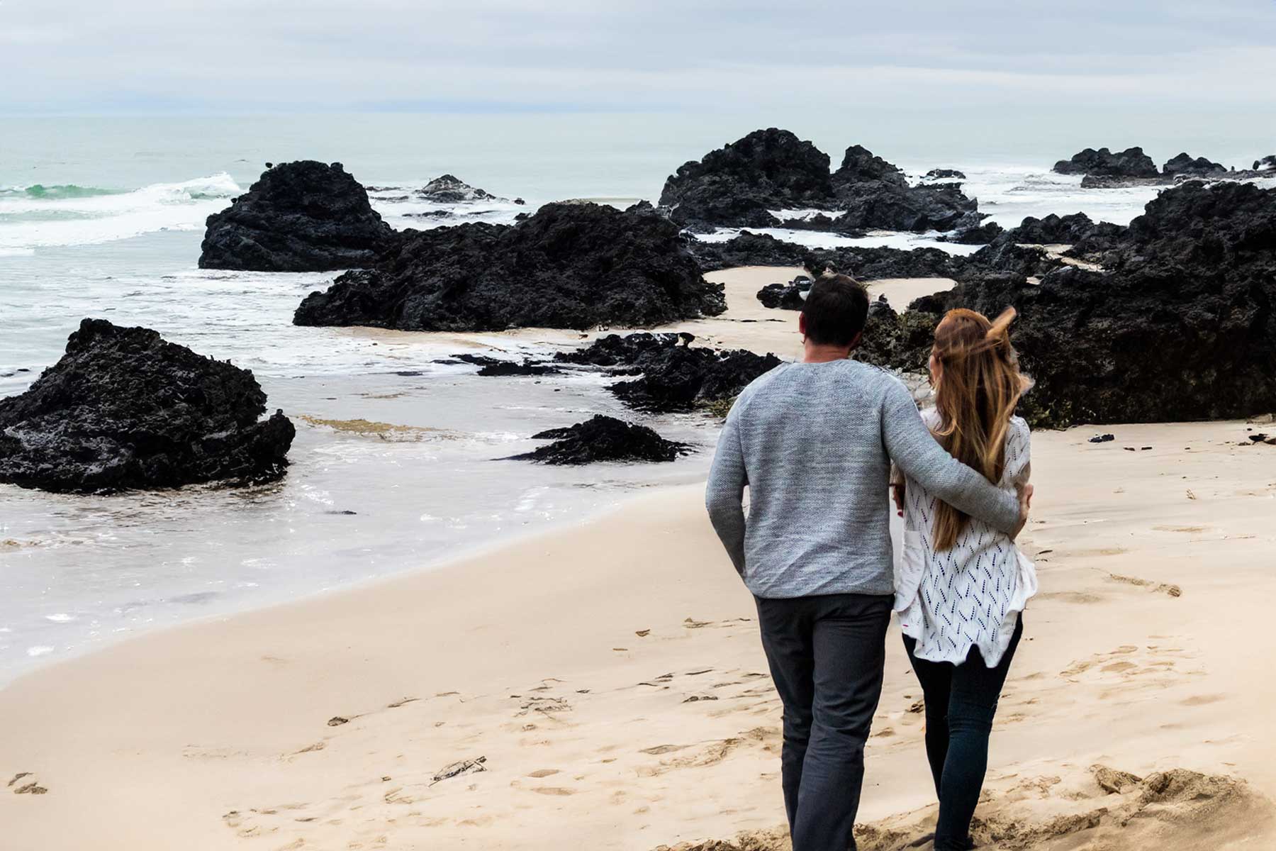 beach scene