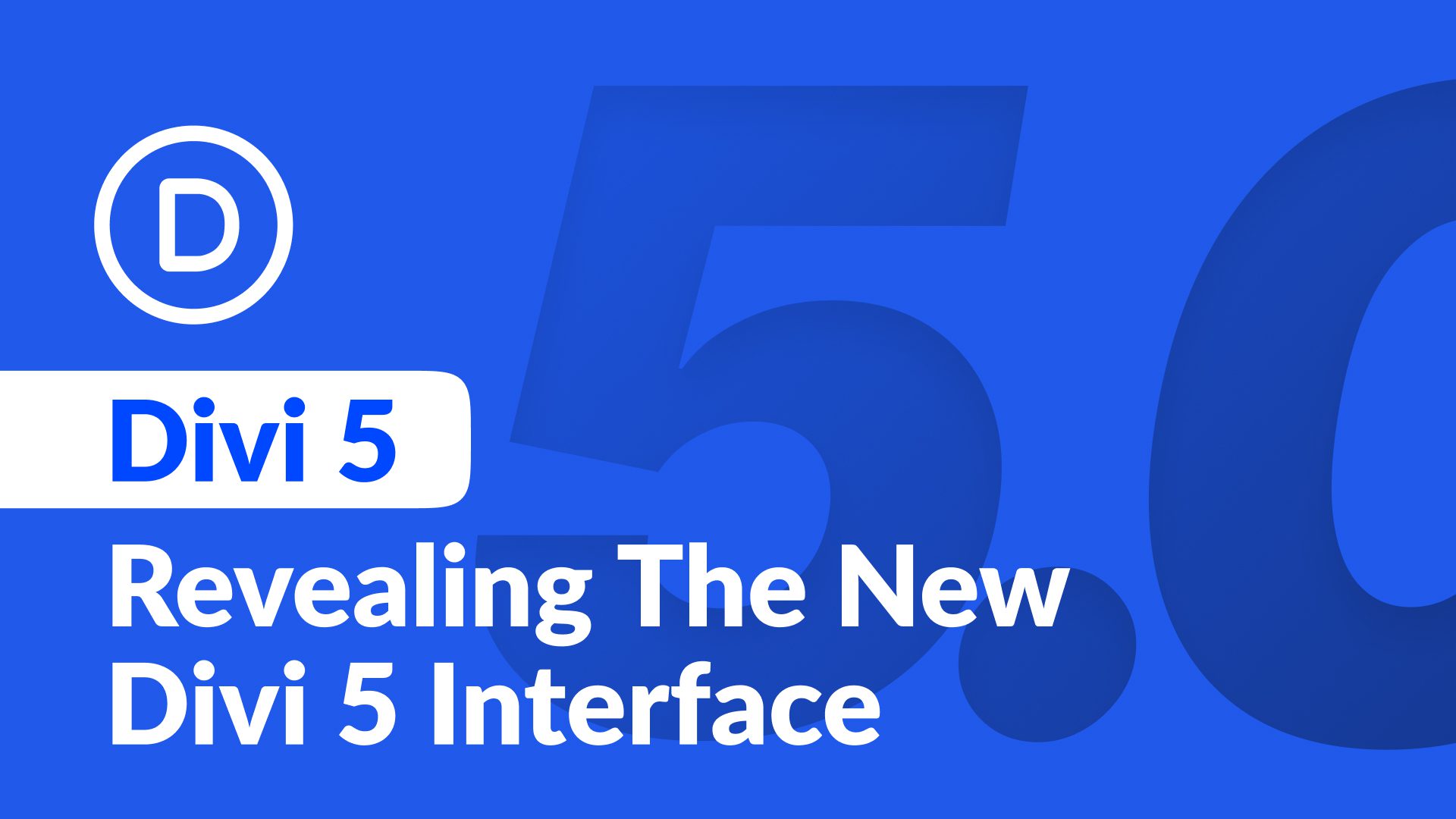 Revealing The New Divi 5 Interface