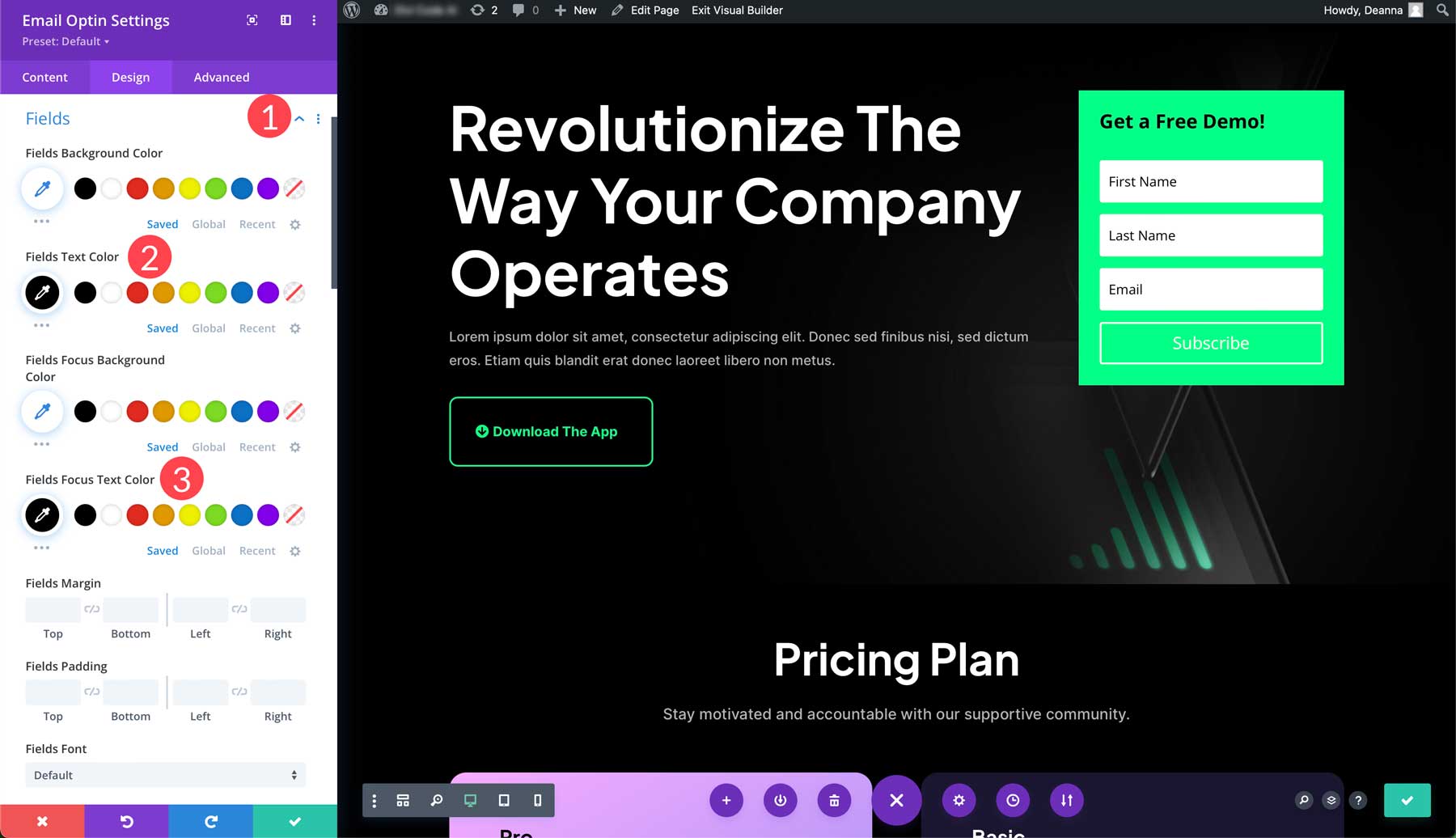 high-converting Divi landing page