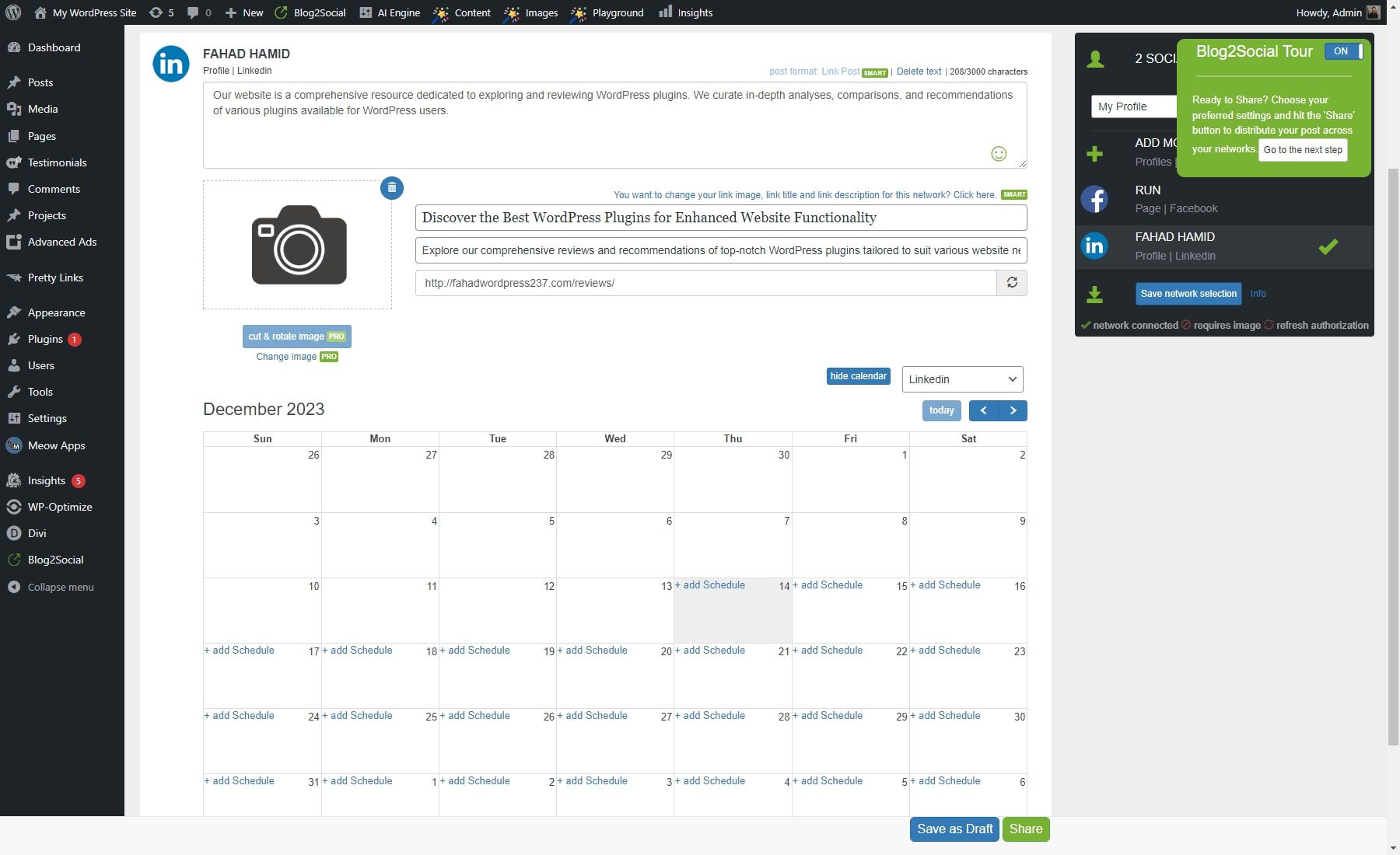 blog2social calendar