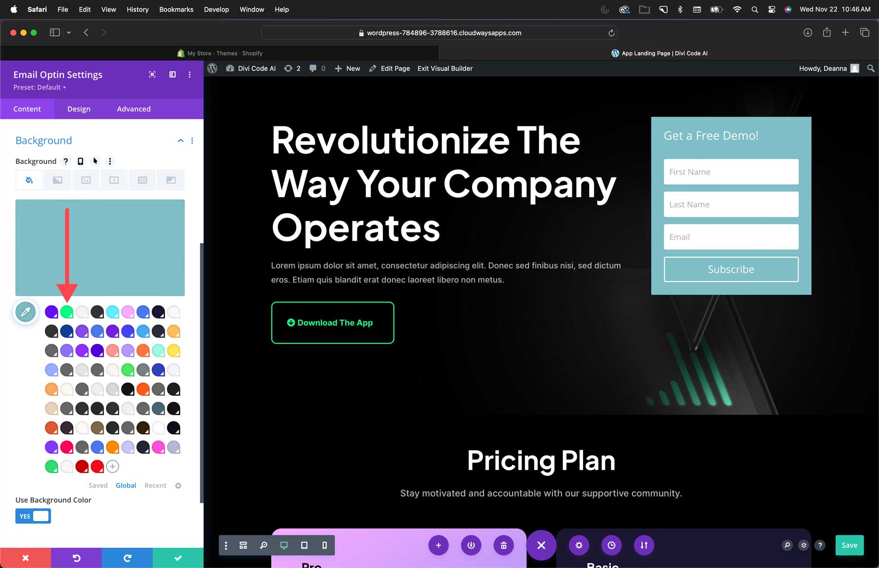 high-converting Divi landing page