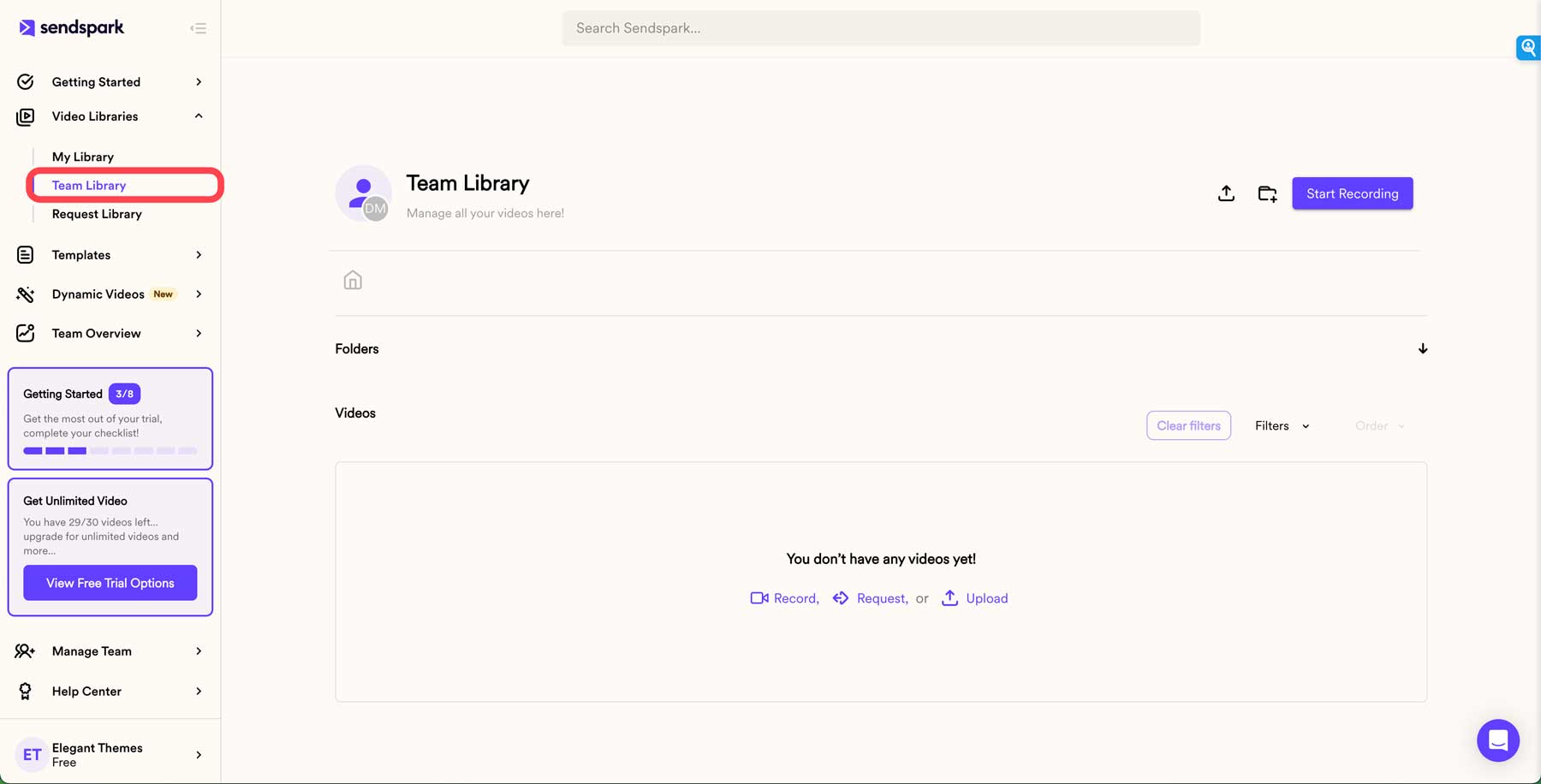 team library