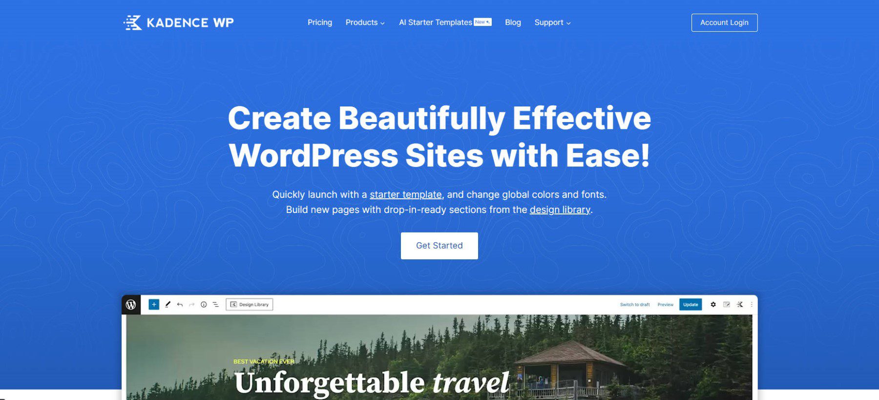 Kadence WP Theme - Homepage - January 2024