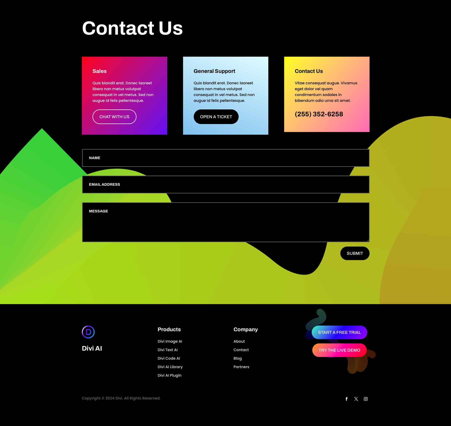 AI Layout Pack for Divi