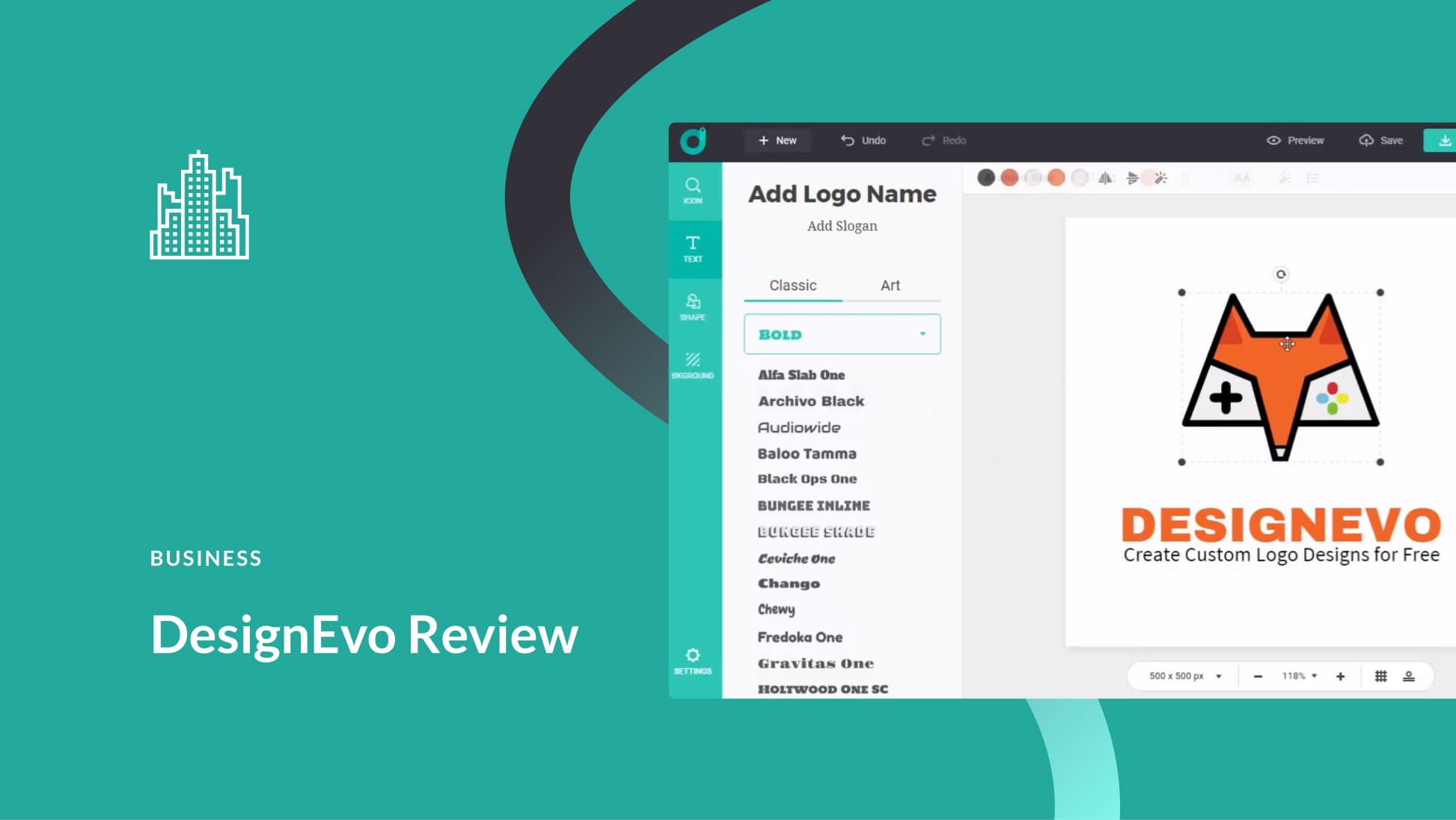 DesignEvo Review: Features, Pricing, Tutorial, & More (2024)