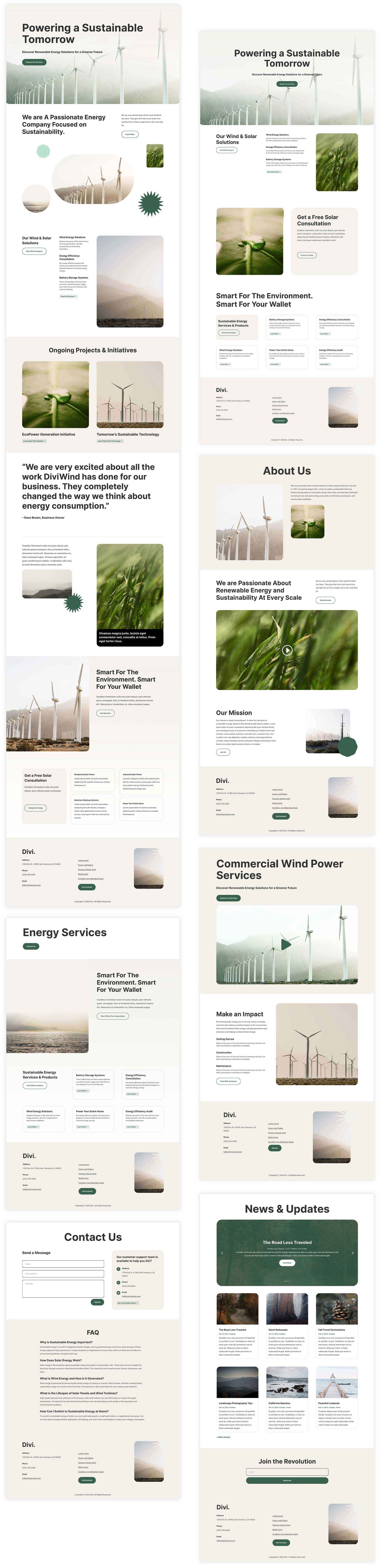 Sustainable Energy layout pack