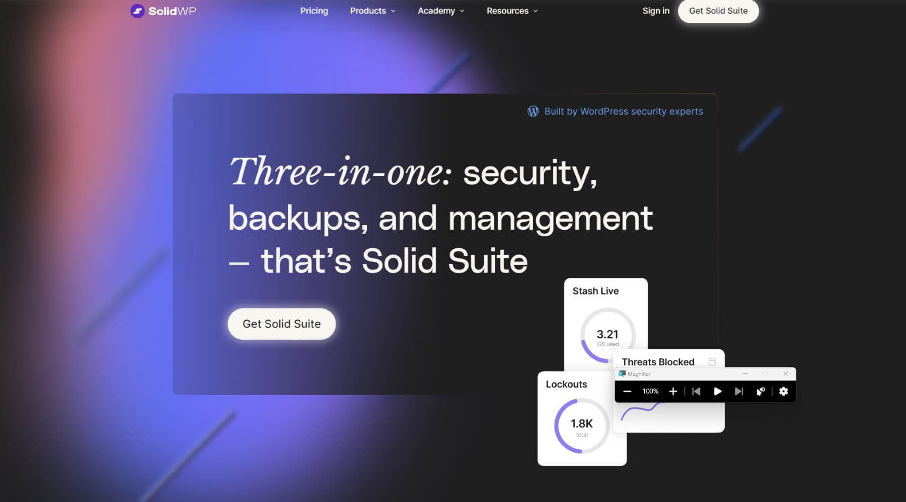 Solid Security by SolidWP: best WordPress security plugin