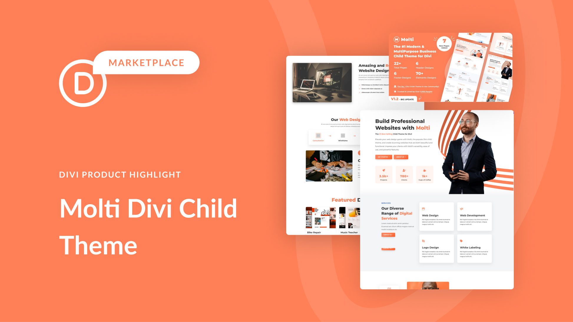 Divi Product Highlight: Molti Child Theme