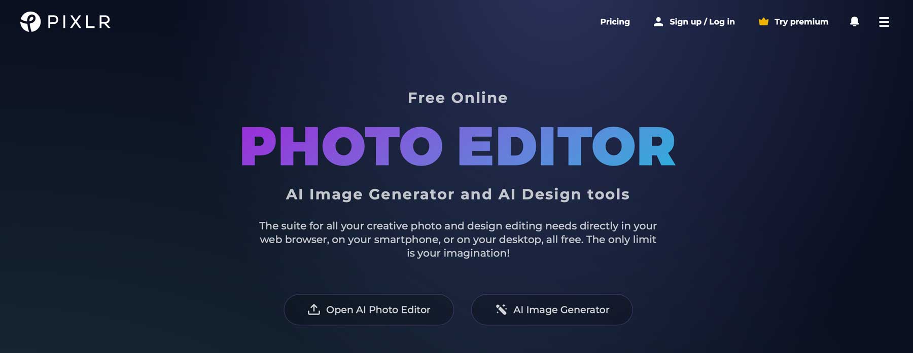Pixlr best AI photo editor