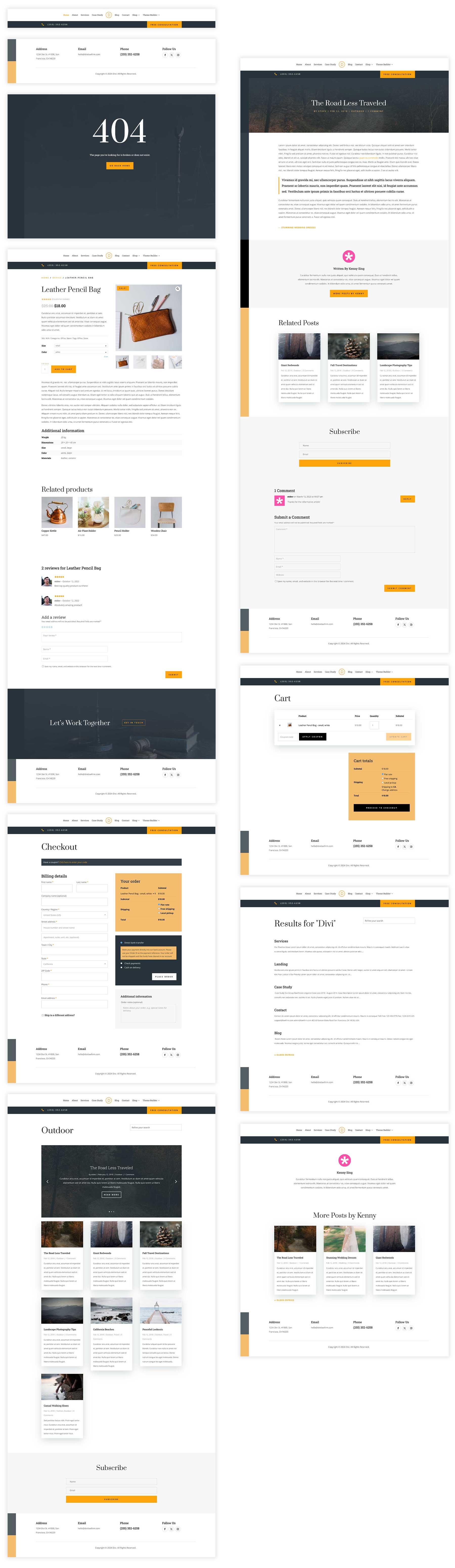 Law Firm theme builder pack