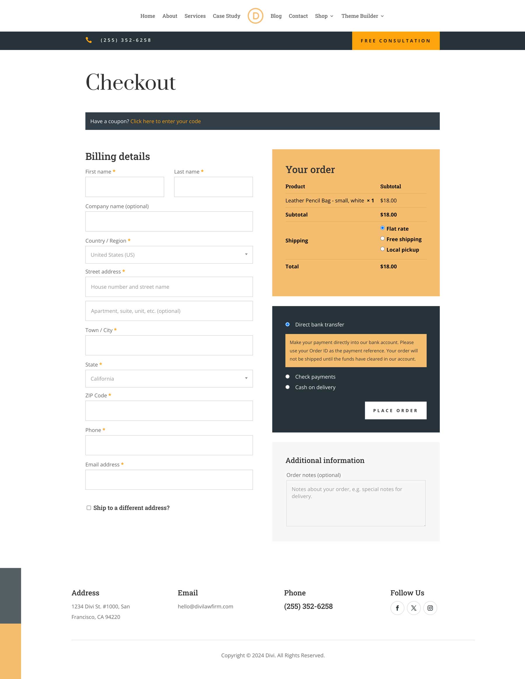 Law Firm theme builder pack