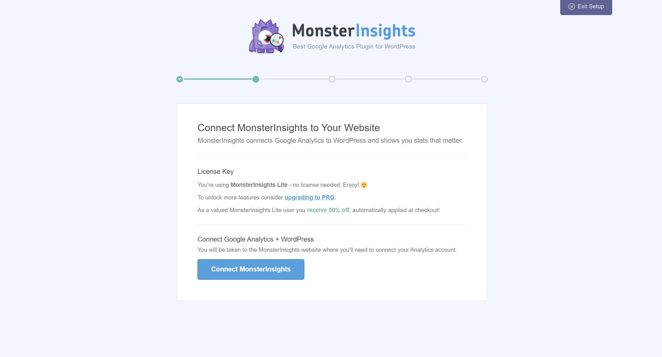 monsterinsights license key