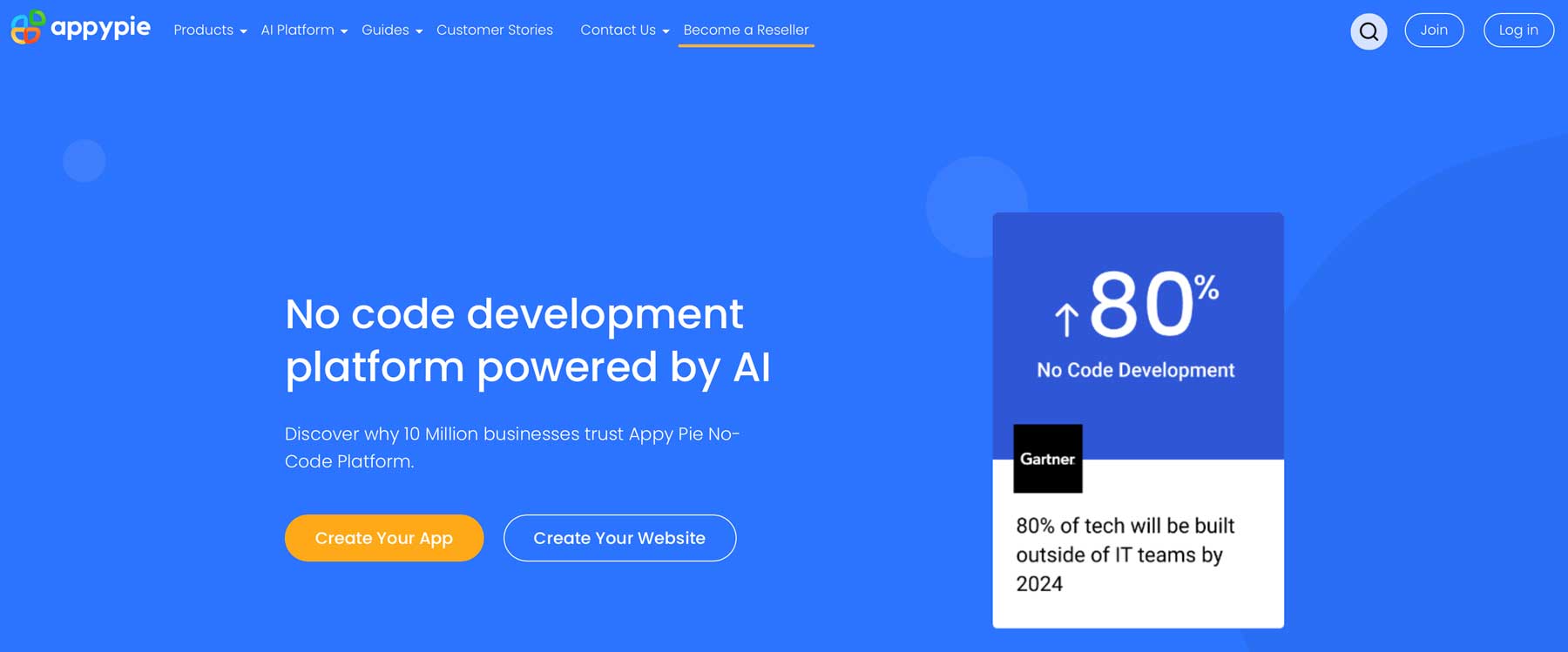 best AI landing page builders Appy Pie