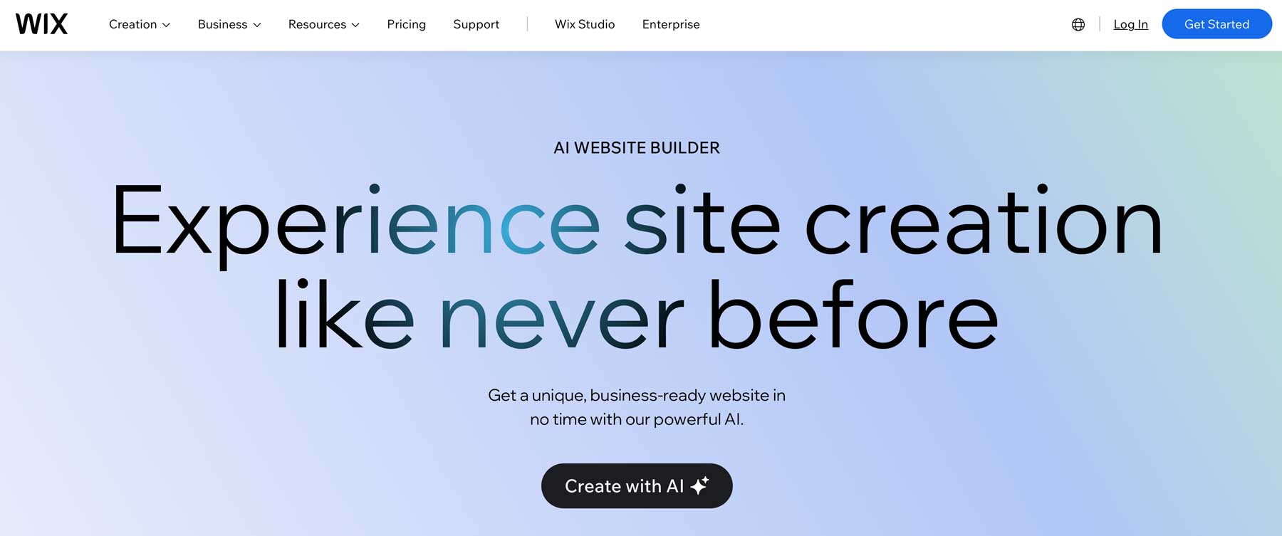 best AI landing page builders Wix ADI