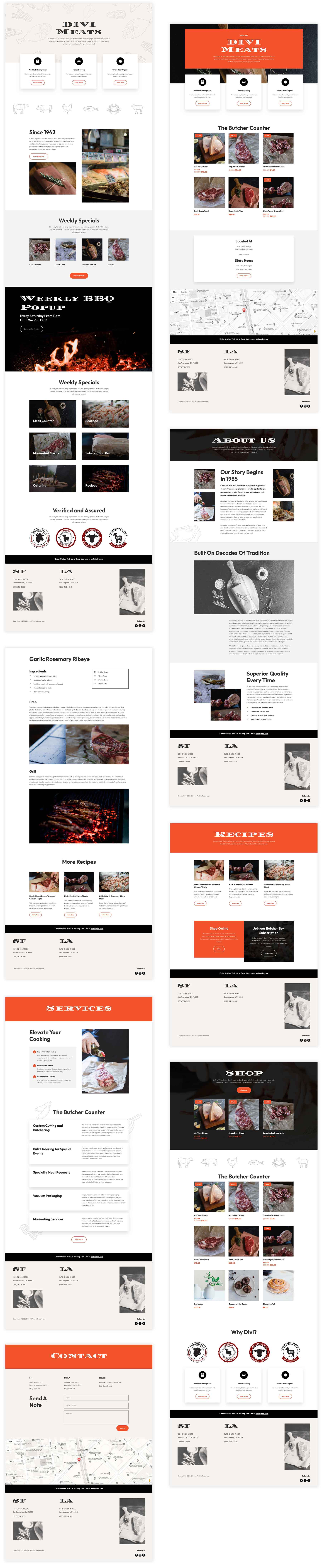Butcher Shop layout pack