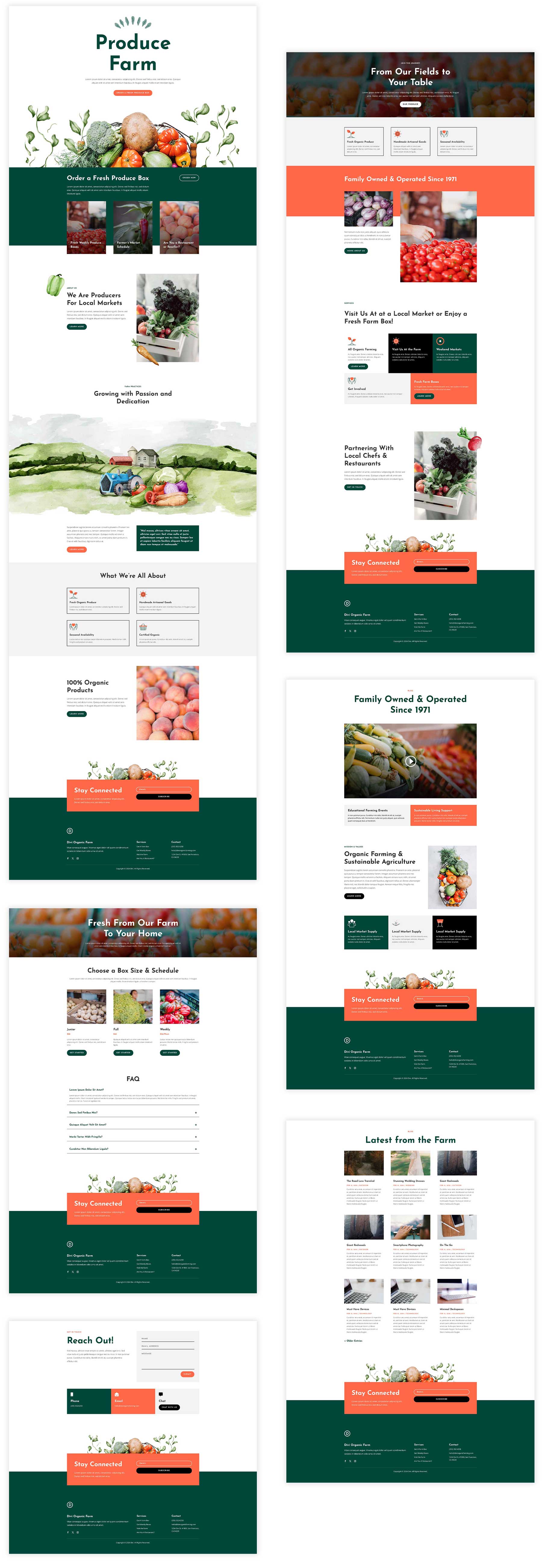 Produce Farm layout pack
