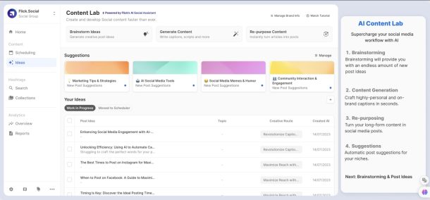 Best AI Tools For Social Media Content Creation in 2025
