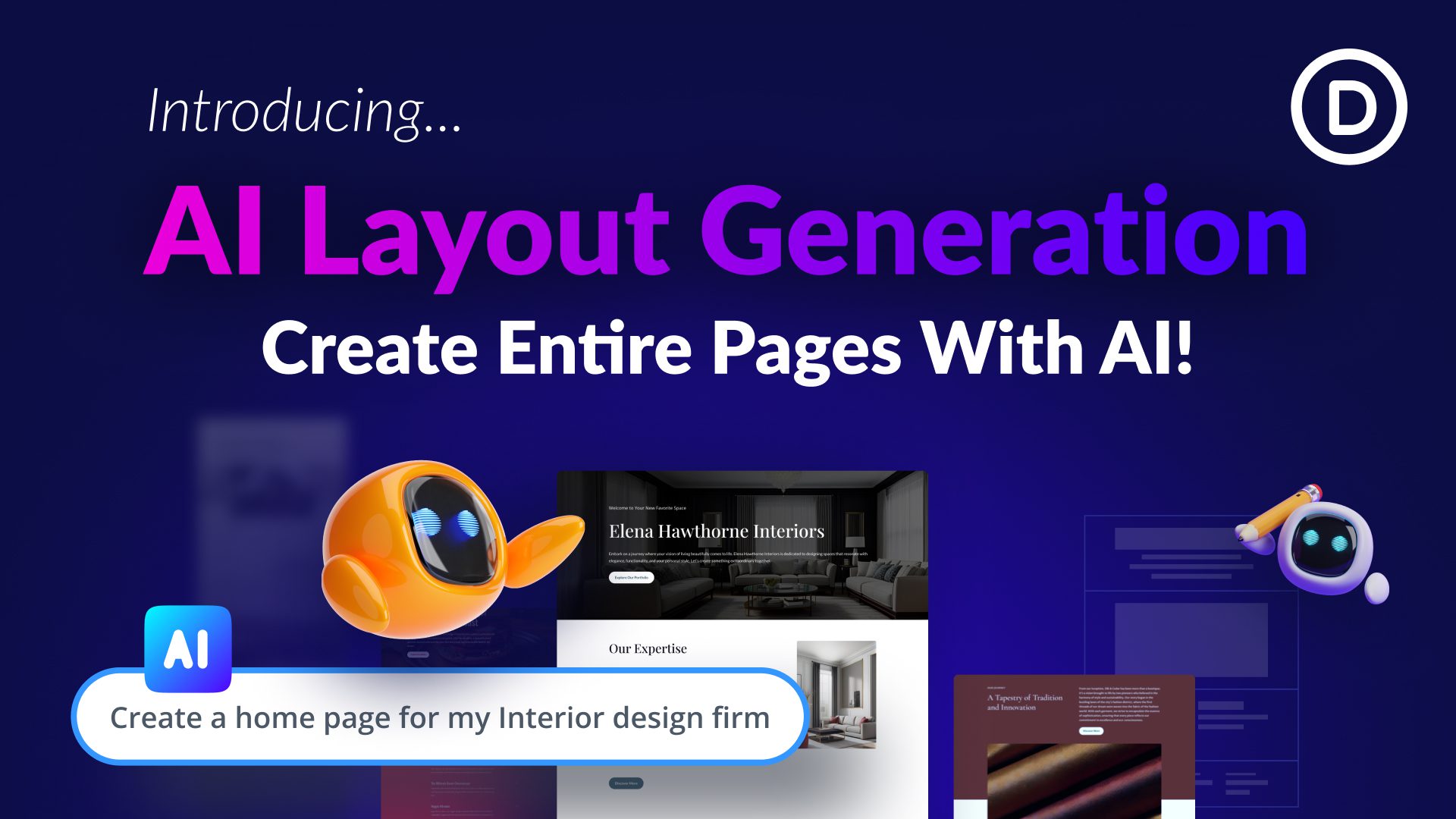Introducing Divi AI Layout & Page Creation