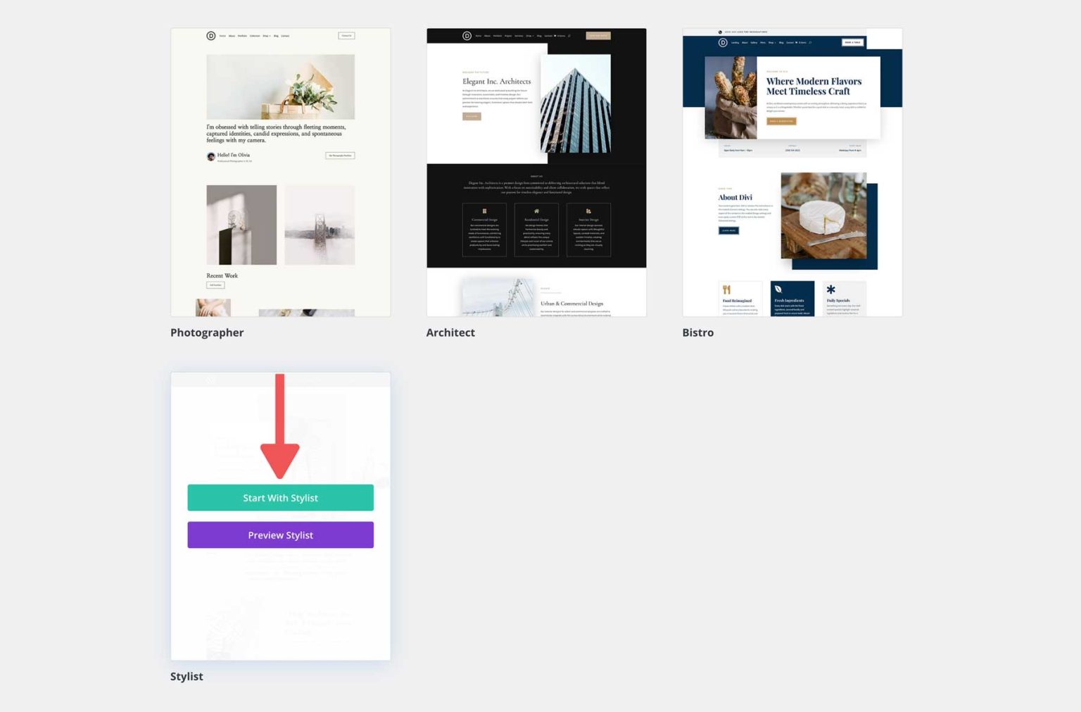 New Starter Site For Stylists (Quick Install)