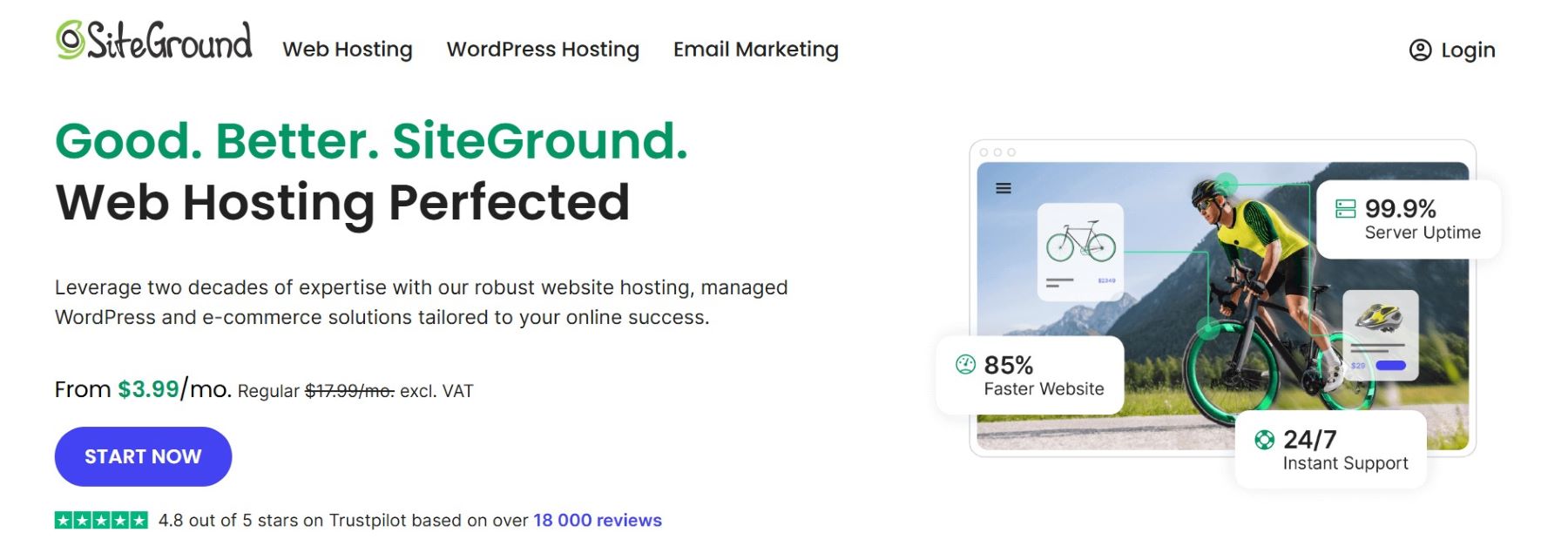 siteground homepage