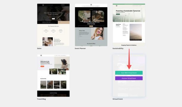 Onstail Website Example New Starter Site for Virtual Events (Quick Install)