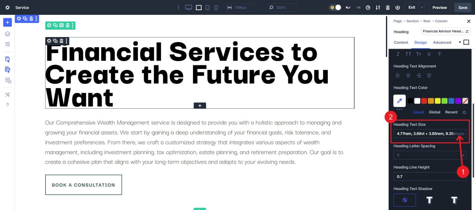 Using Clamp() In Divi 5 To Create Fluid Responsive Typography