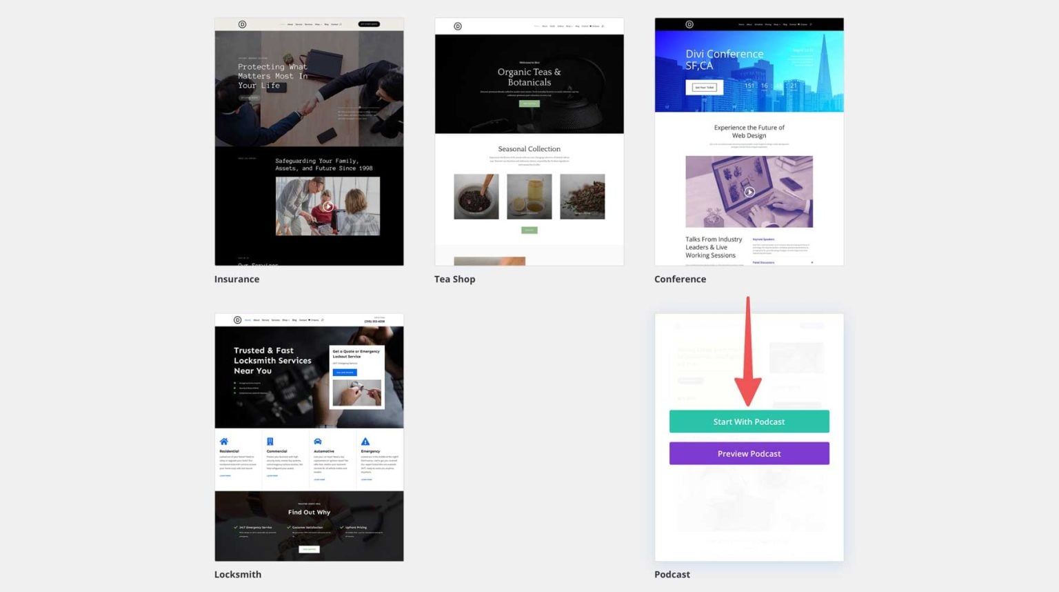 Onstail Website Example New Starter Site for Podcasts (Quick Install)