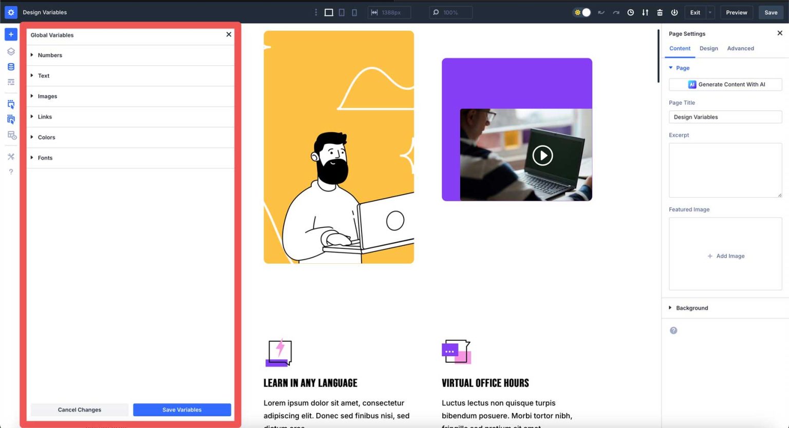 Using Divi 5's Design Variables To Become An Efficient Web Designer