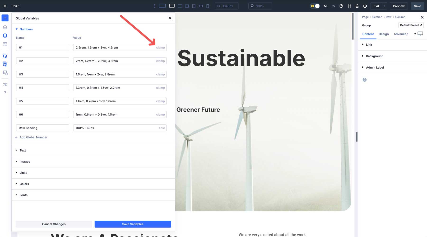 Divi 5 Design Variables