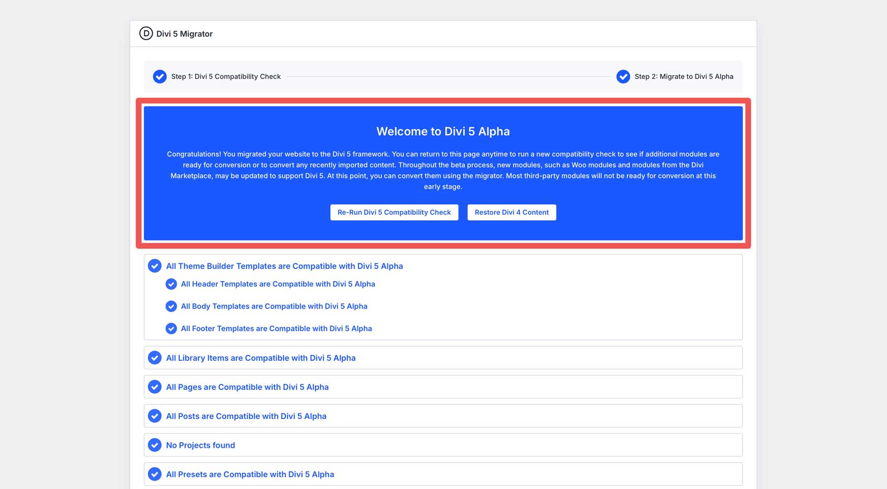 Divi 5 Migrator