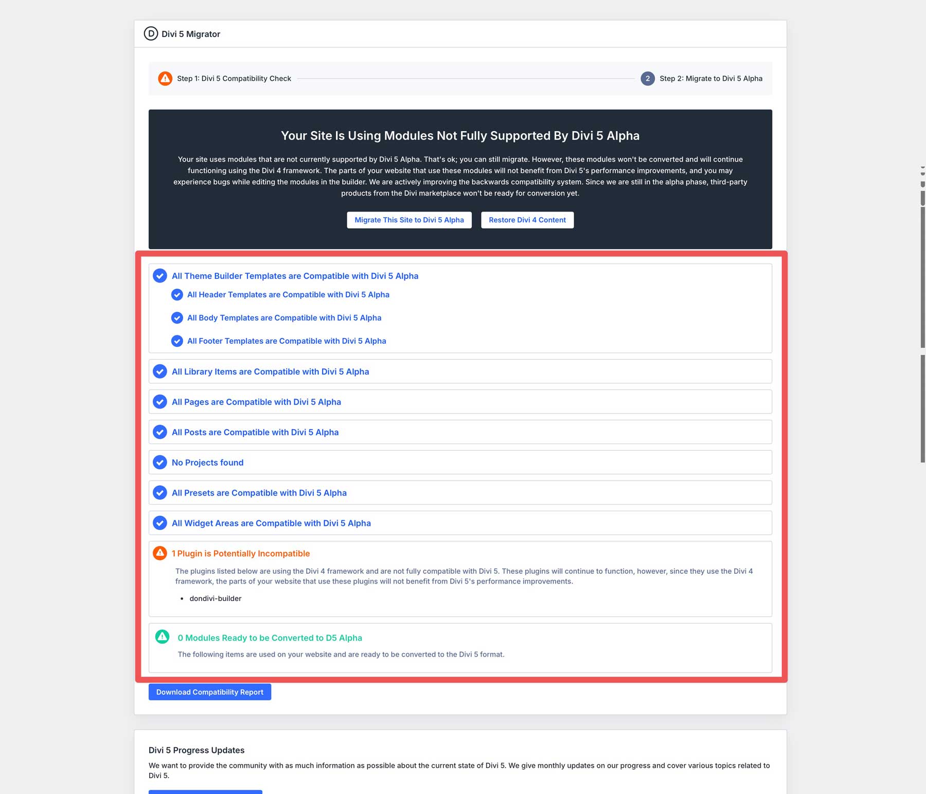 Divi 5 Migrator