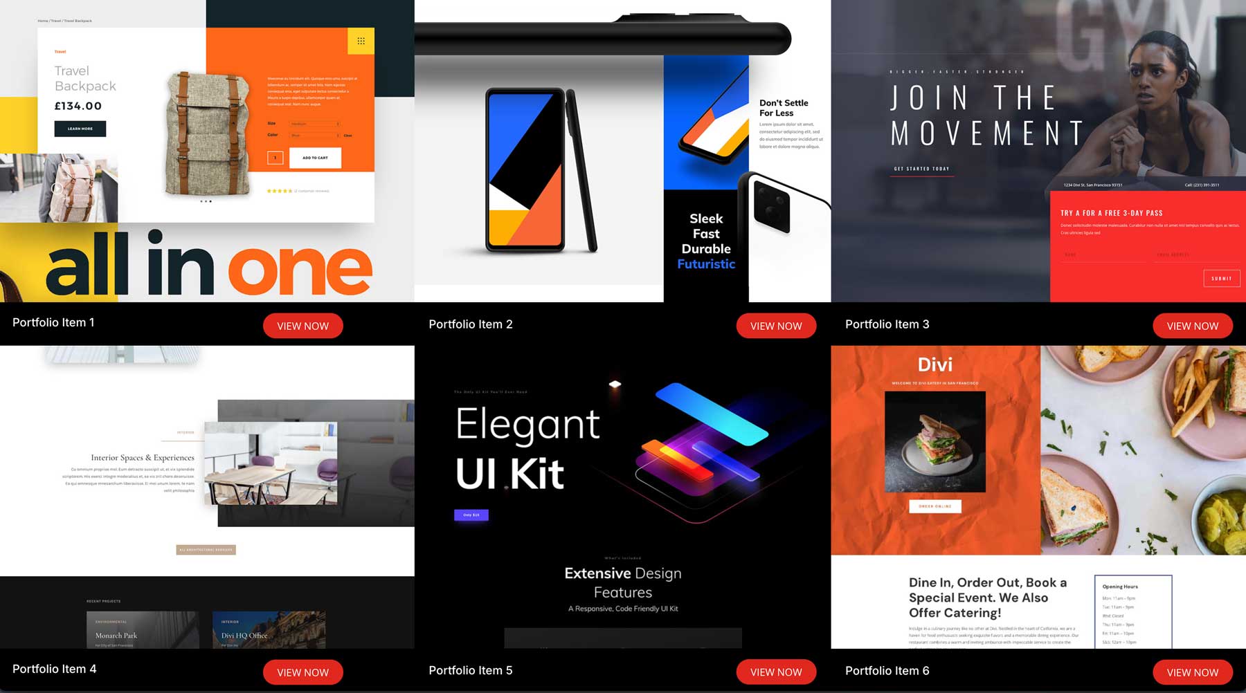 Divi 5 grid layouts