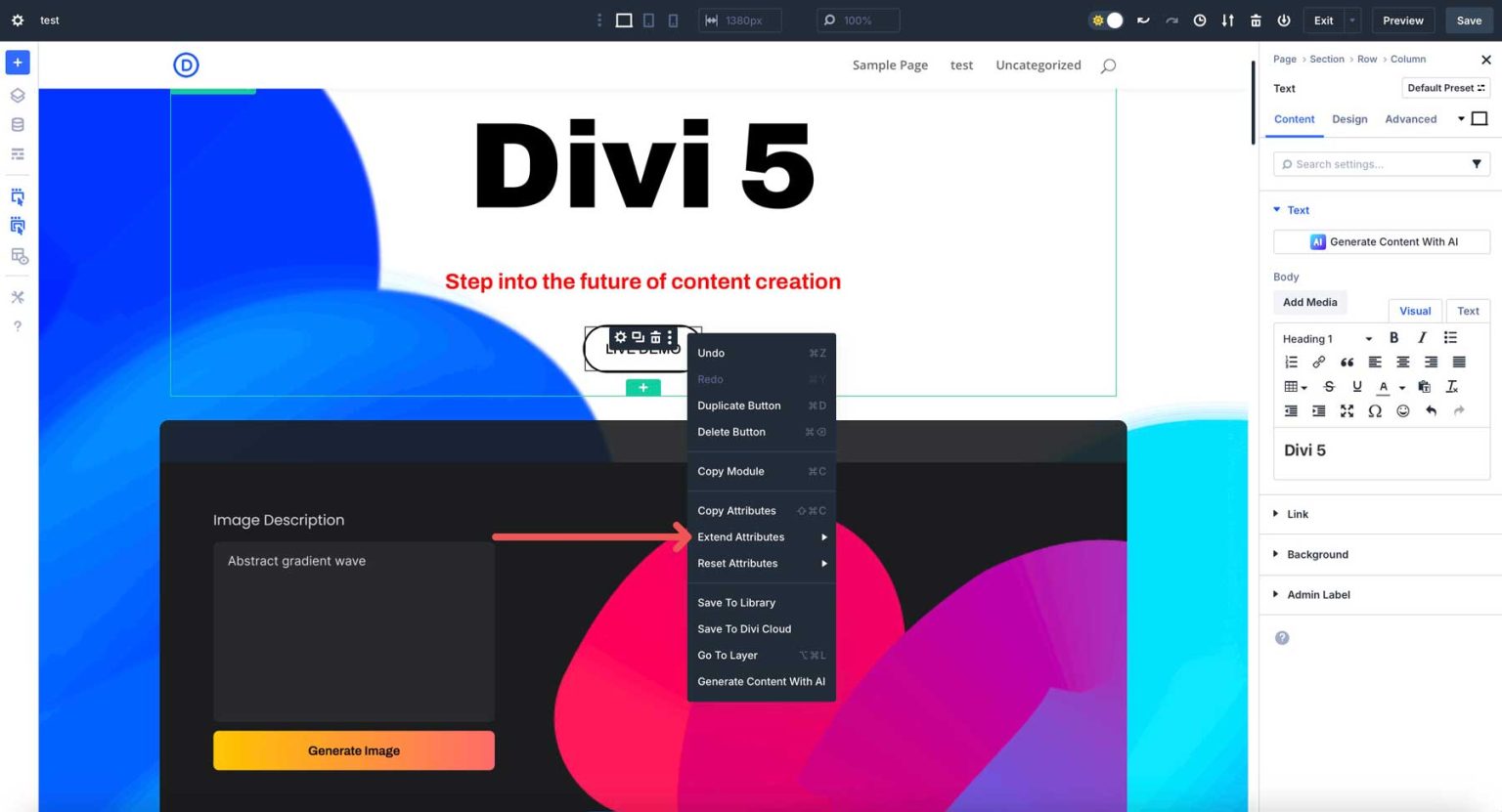 Everything You Need To Know About Extend Attributes In Divi 5