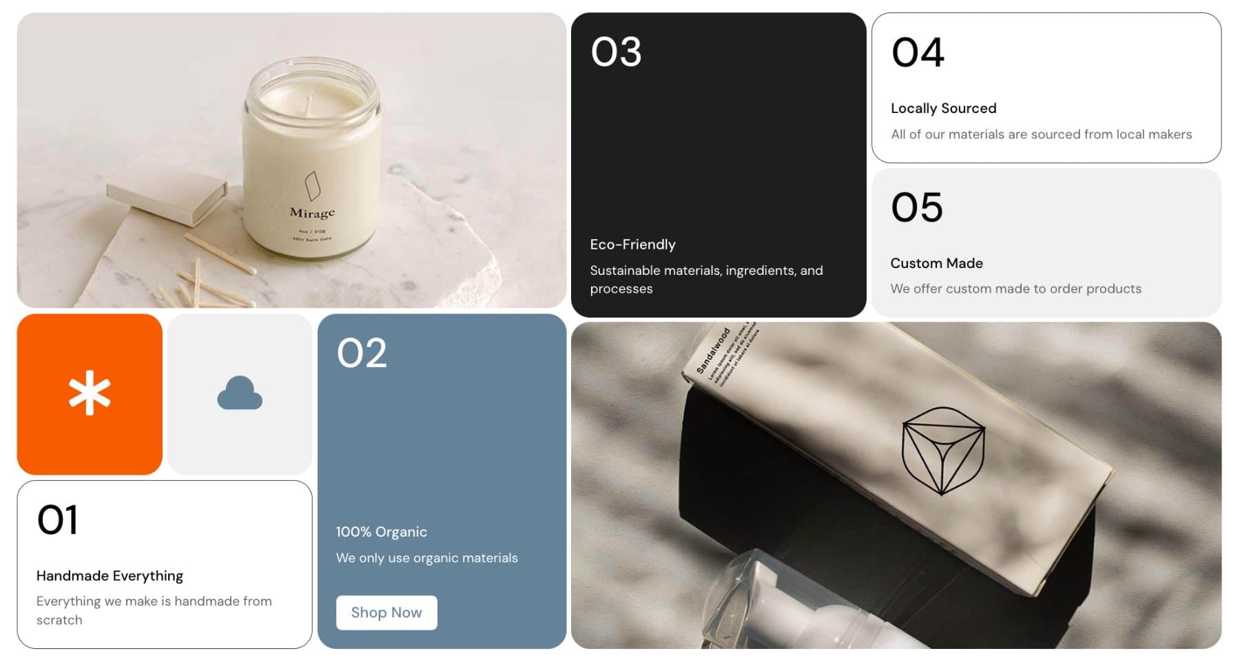 flexbox card layout example