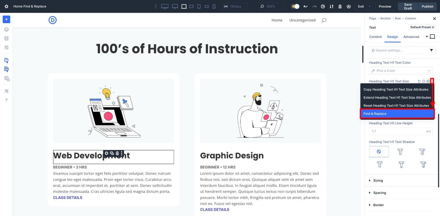 How To Quickly Change Layout Pack Styles With Find & Replace