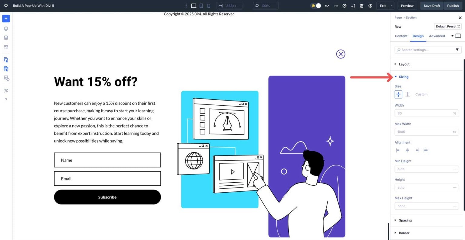 How To Build A Pop-Up With Divi 5's Interactions (Free Download)