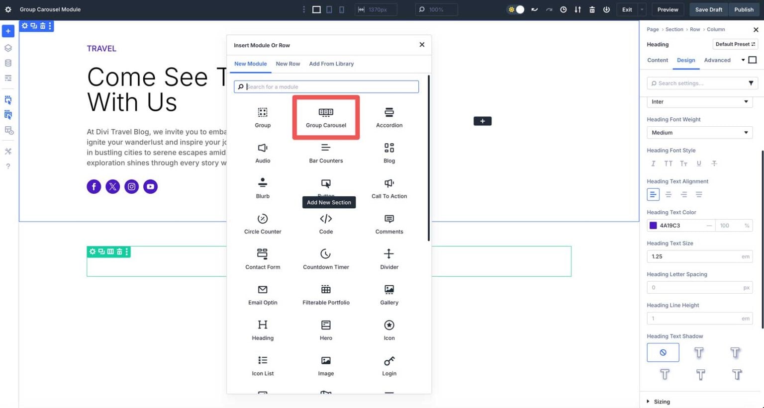 Everything You Need To Know About Divi 5's Group Carousel Module