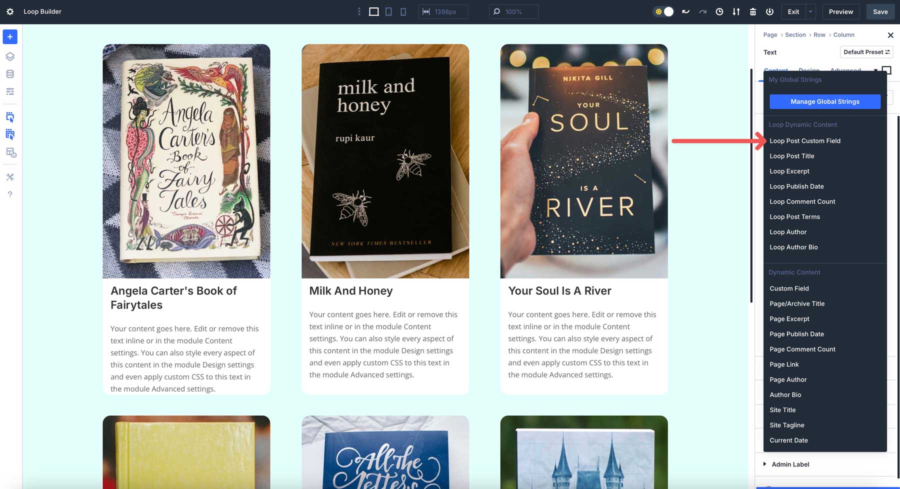 Divi 5 Loop Builder