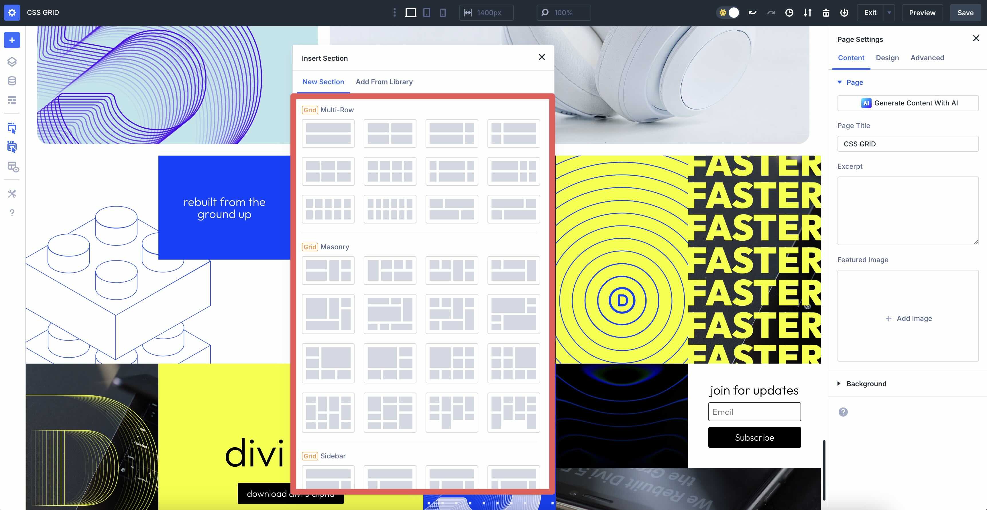 Divi 5 CSS Grid