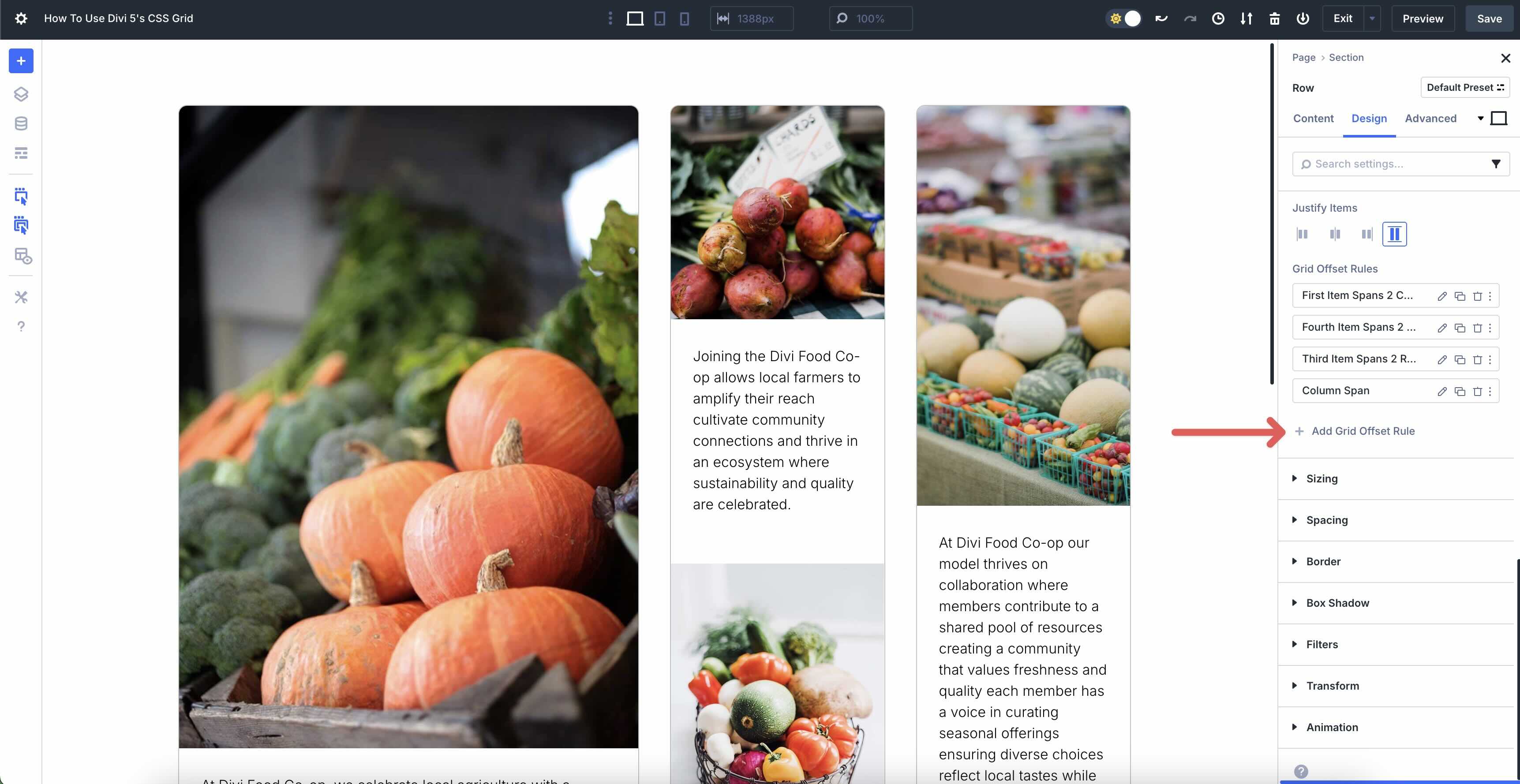 Divi 5 CSS Grid