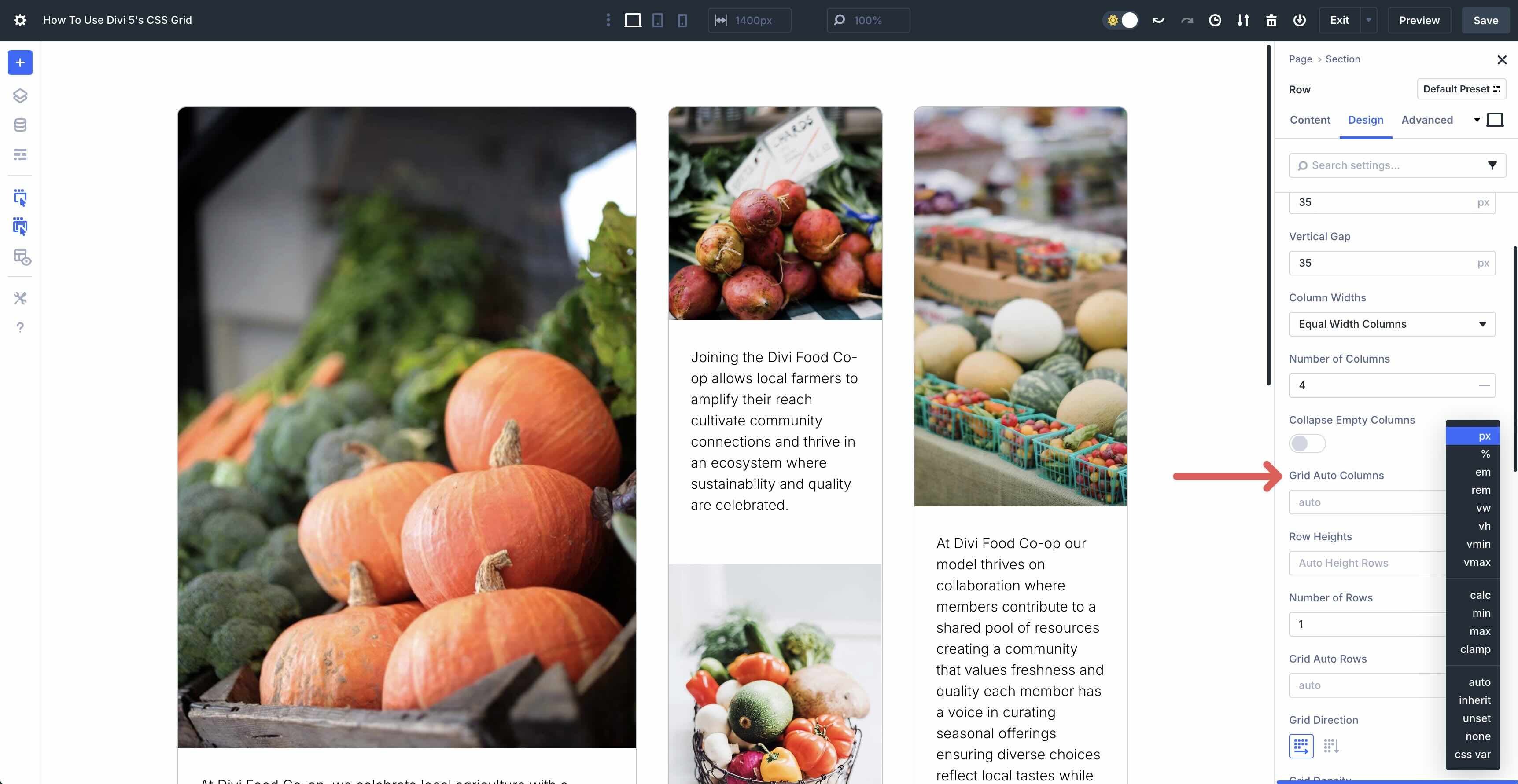 Divi 5 CSS Grid
