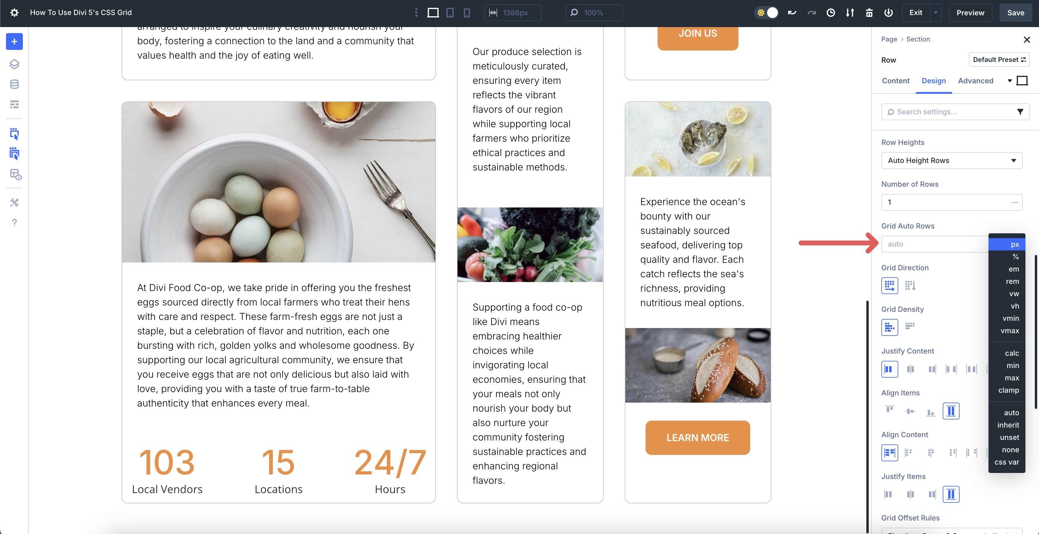 Divi 5 CSS Grid