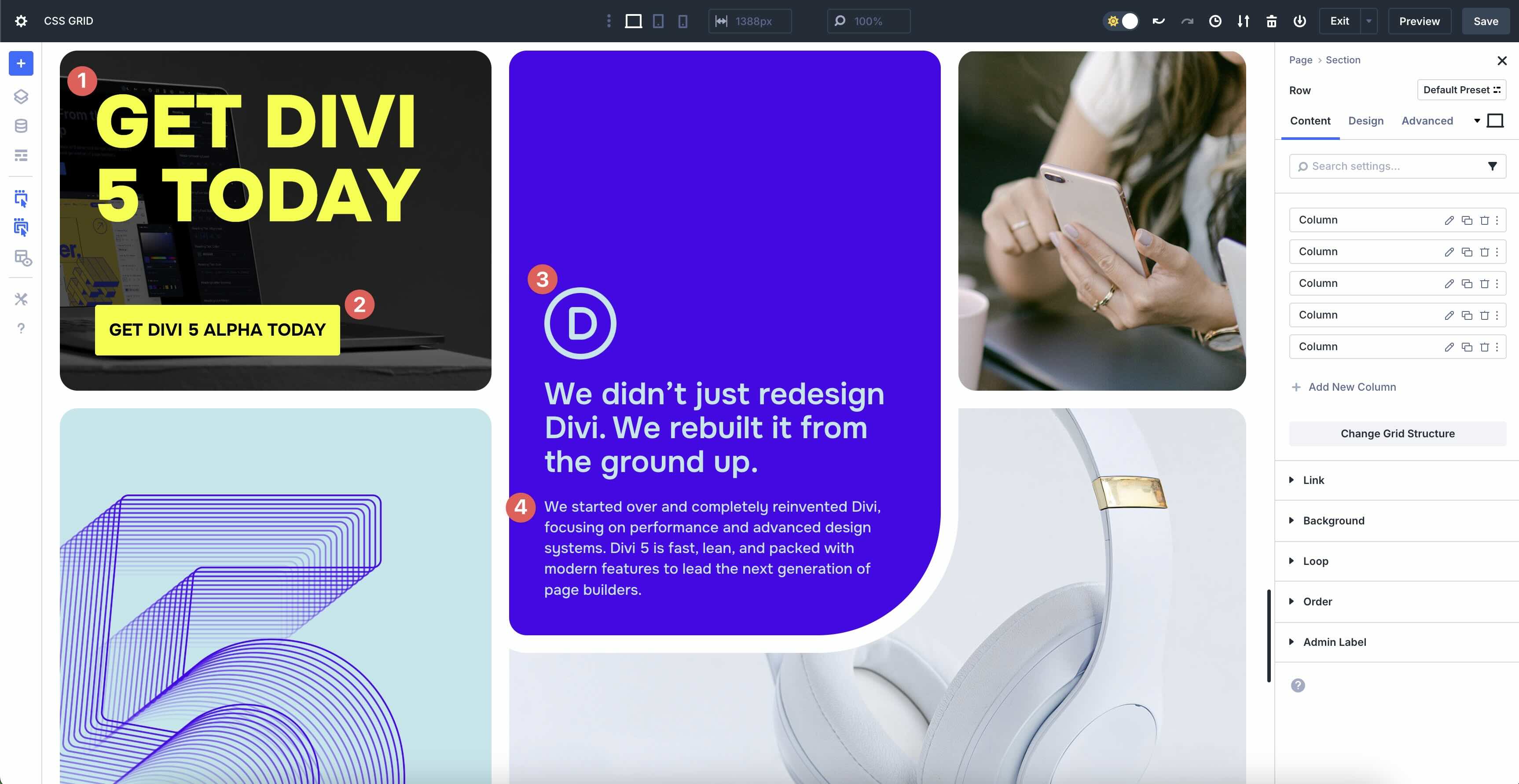 Divi 5 CSS Grid