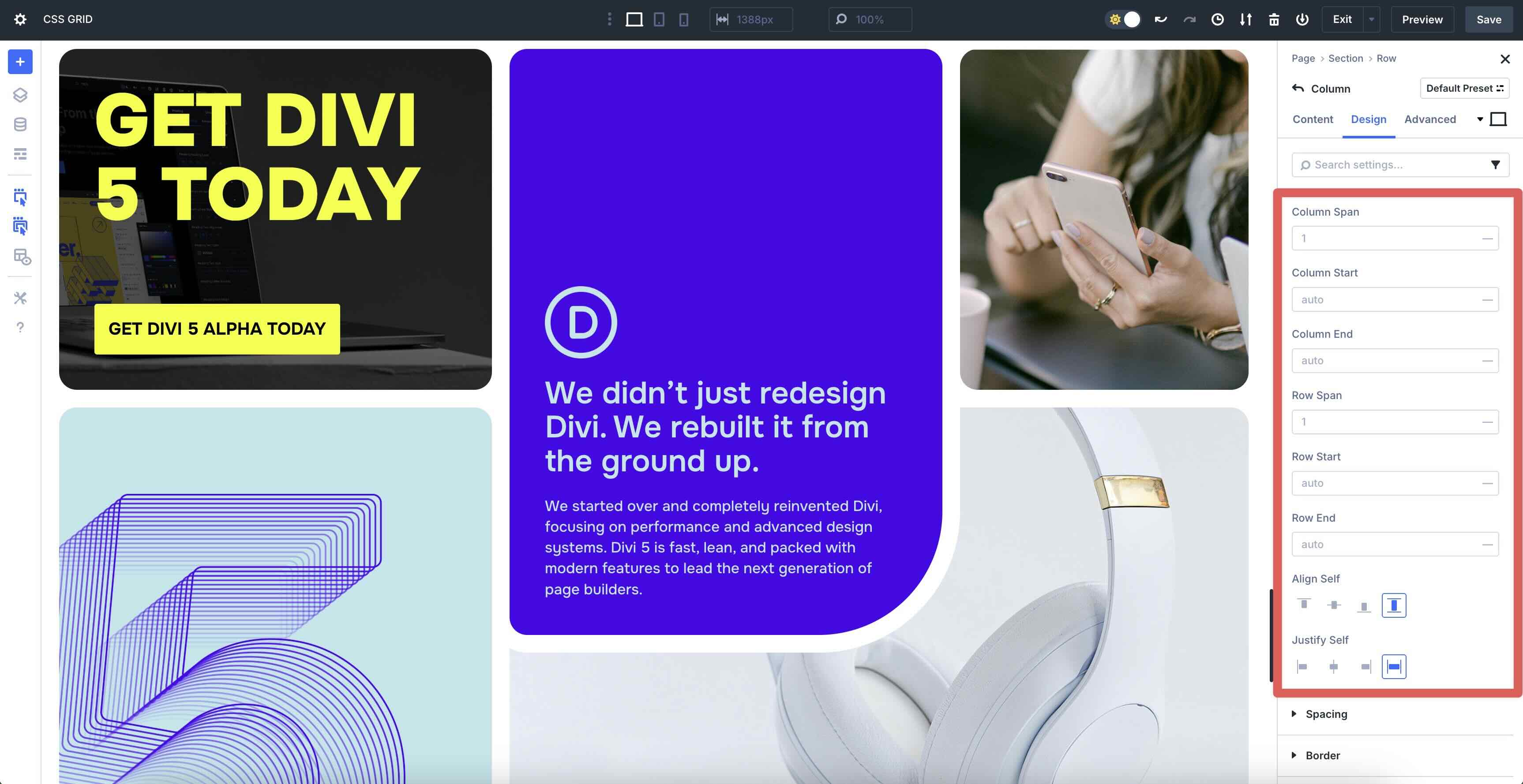 Divi 5 CSS Grid