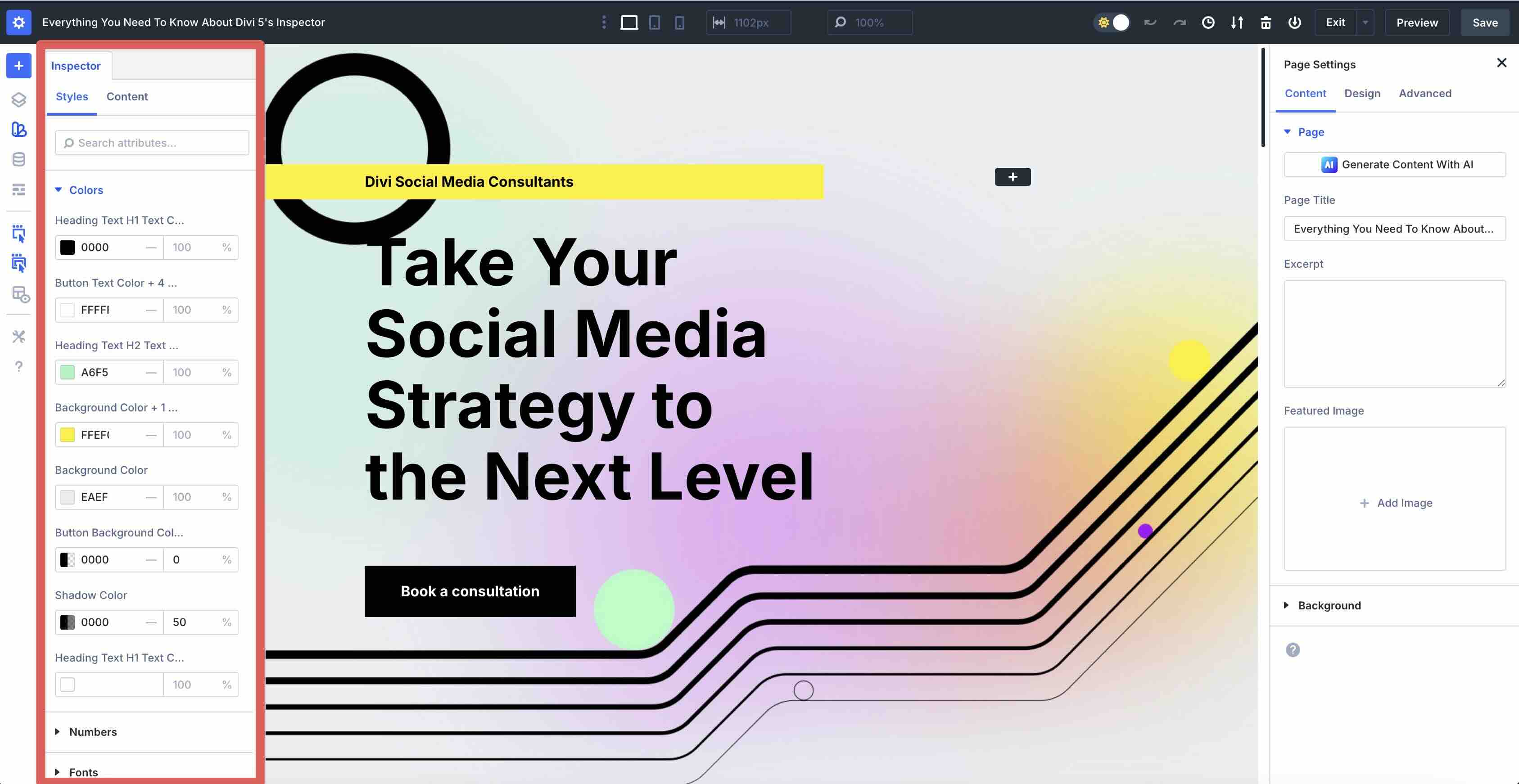 Divi 5 Inspector