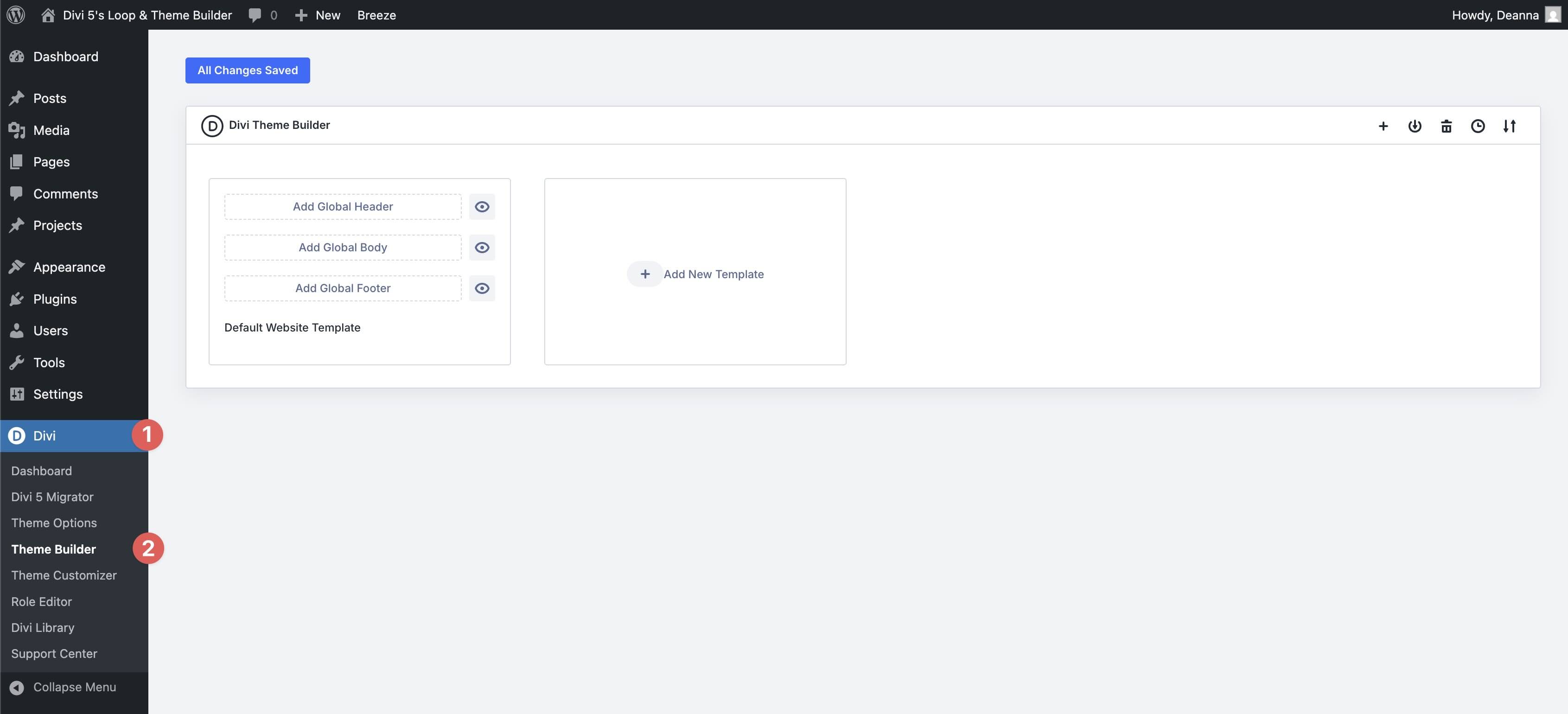 Divi 5 Loop Builder and Theme Builder