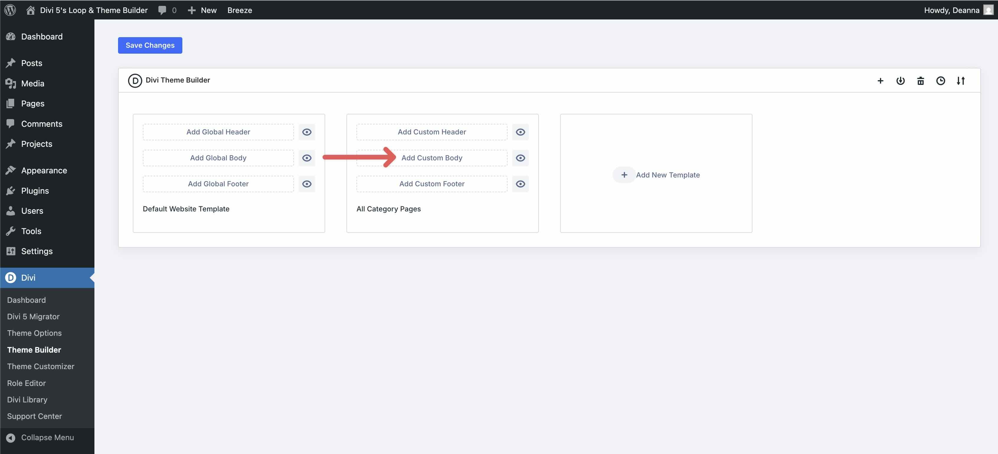 Divi 5 Loop Builder and Theme Builder